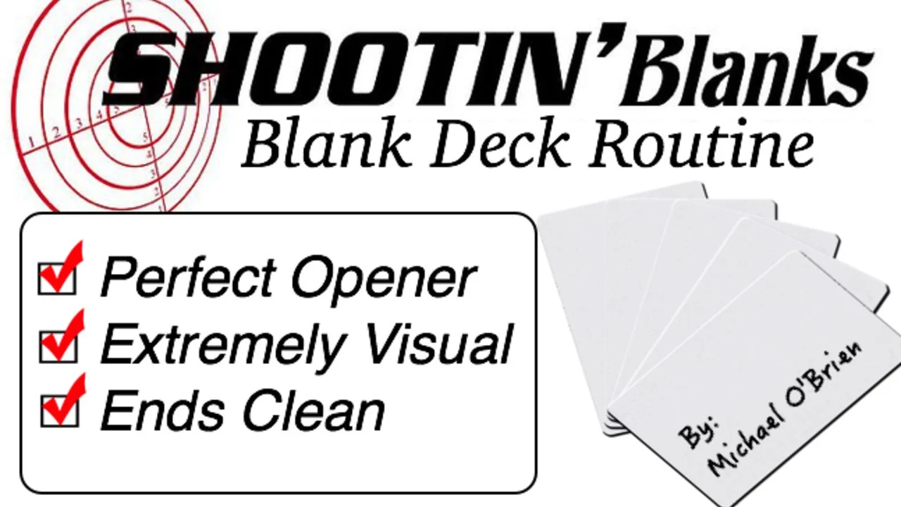 Shootin' Blanks by Michael O'Brien